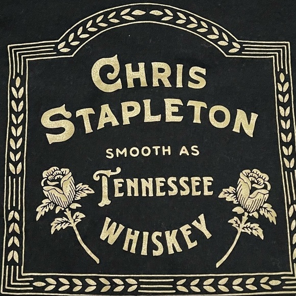 Chris Stapleton Tennessee Whiskey Tee Size Medium - Picture 2 of 5